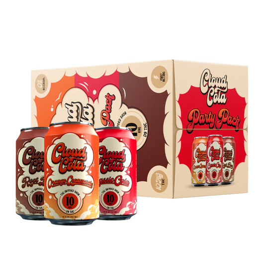 PARTY PACK 10MG THC SODA DRINKS
